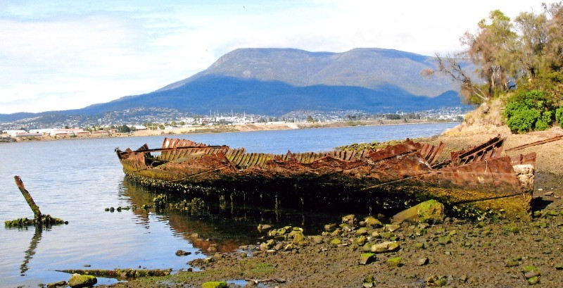 Hulk of the barque 'Otago' (Glover Image, 2008)